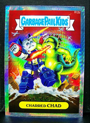 GPK 2014 Chrome 2nd Series PRISM Refractor Parallel Card #R12b Charred CHAD, CS2-image