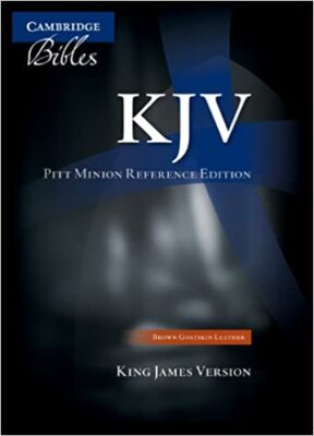 KJV Pitt Minion Reference Bible, Black Goatskin Leather, LEATHER BOUND -2012 ...-image