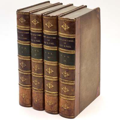 Life & Times of Sir Robert Peel 4 vol 1851 Prime Minister United Kingdom History-image
