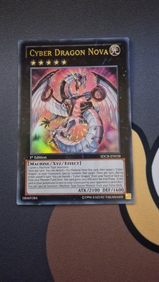 Yugioh TCG - Cyber Dragon Nova	SDCR-EN038 - Ultra Rare 1st Edition - VLP-image