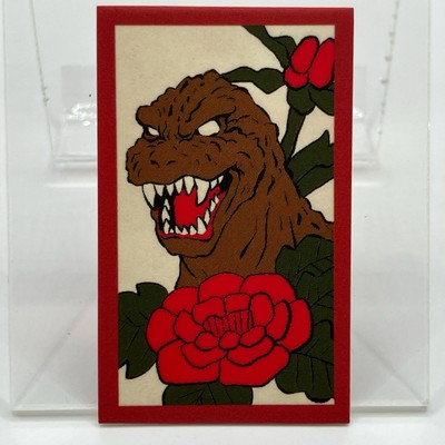 Godzilla (2001)  Hanafuda Japanese Card 70th Anniversary 2024 Japan Anime Rare-image