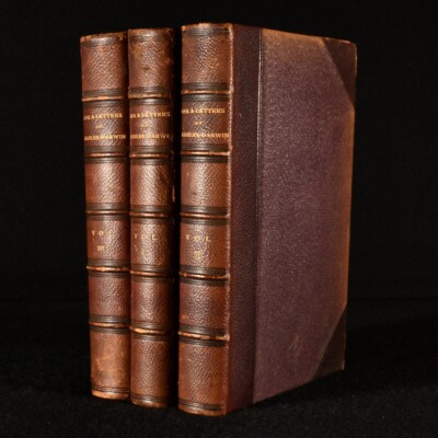 1894 3vol The Life and Letters of Charles Darwin Fifth Thousandth-image