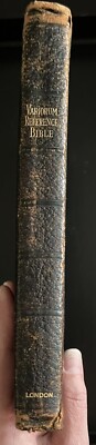 Vintage Antique Variorum Reference Bible 1888 London His Majesty’s Printers Eyre-image