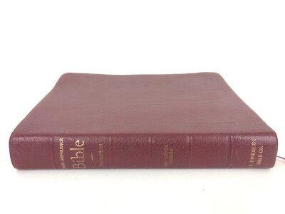 Thompson Chain Reference KJV Bible Cowhide 4th ed Kirkbride **VG**-image