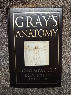 Gray's Anatomy by Henry Gray F.R.S.  HB 1995 Leather Bound    Priority Shipping-image