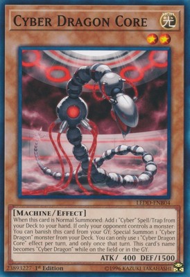 Cyber Dragon Core - LEDD-ENB04 - Common - 1st Edition Near Mint Legendary Dragon-image