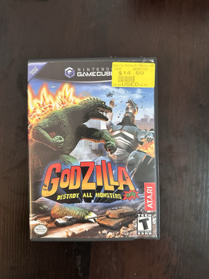 Godzilla-Destroy All Monsters Nintendo GameCube No Manual - Tested-image