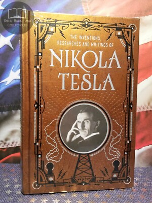 NEW SEALED Inventions Research & Writings Nikola Tesla Bonded Leather Hardcover-image