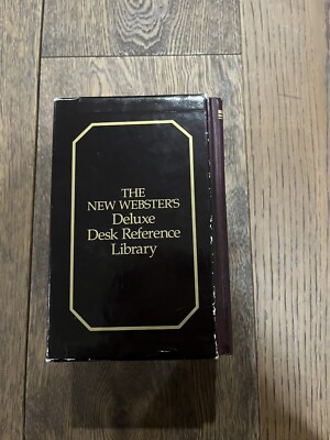 The New Webster's Deluxe Desk Reference Library 5 Book Slipcase Set Grammar 1986-image