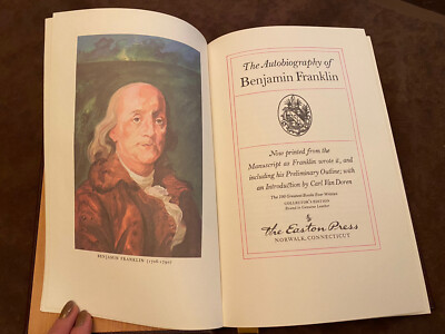 The Autobiography of Benjamin Franklin -Collector’s Edition - Easton Press 1976-image