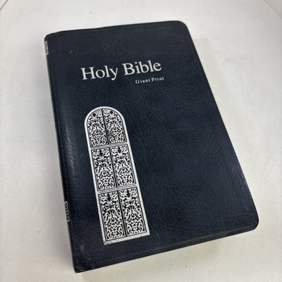 Holy Bible KJV Giant Print Reference Concordance Red Letter Nelson Regency 1976-image