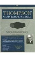 Thompson Chain-Reference Bible (KJV, Handy Size, 2-Color Gray/Bla-image