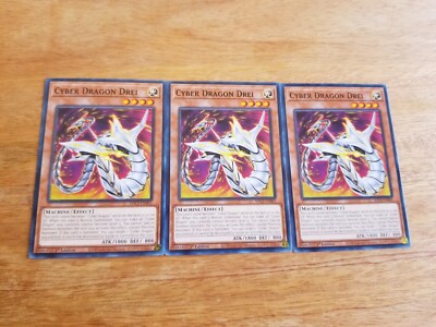 x3 Cyber Dragon Drei - SDCS-EN005 - Common - 1st Edition Yu-Gi-Oh! M/NM-image