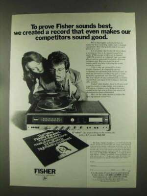 1972 Fisher 40 Stereo Ad - Sounds Best-image