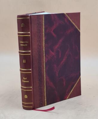 Lebenserinnerungen. Volume V.2 1928 By Litzmann, Karl, [Leather Bound]-image