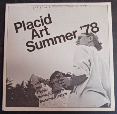LAKE PLACID ART SCHOOL Placid Summer 1978 art ephemera booklet-image