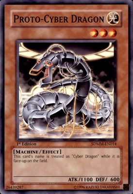 1st Ed Proto-Cyber Dragon SDMM-EN014 Yugioh-image