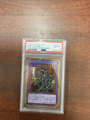 PSA 10 Gem Mint Dark Paladin GP16-JP007 Gold Secret Rare 2016 Japanese Graded-image