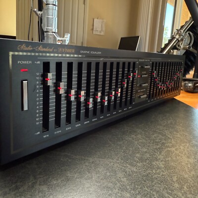 Fisher EQ-275 Equalizer, 12 Bands Per Channel Made In Japan , Works fine-image