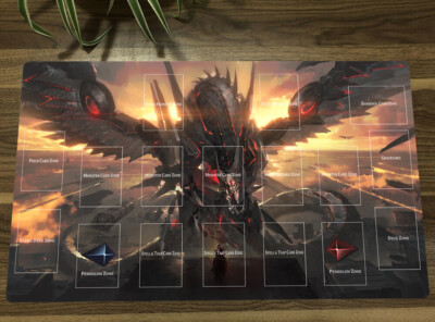 Ygomat Playmat Cyber Dragon Infinity TCG CCG Pad Card Game Play Mat Mousepad-image