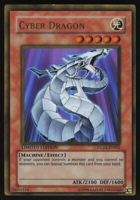 Cyber Dragon - GLD1-EN022 - Premium Gold Rare - Yugioh 1-image