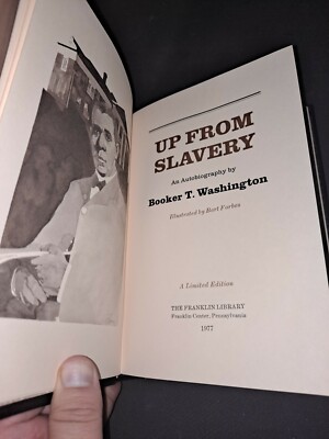 Up from Slavery Booker T. Washington Franklin Library Leather Limited Edition -image