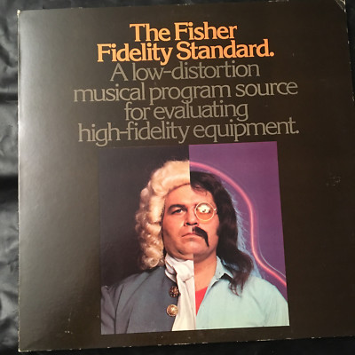 Avery Fisher Stereo Quad 33 RPM Lp Vinyl Record TEST DISC Fisher Standard-image