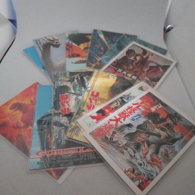 Godzilla Cards by Amada, Set of 12, Collectible Atomic Monster Cards-image