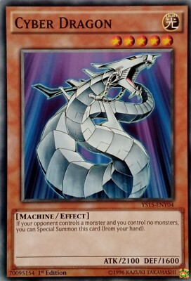 YS15-ENY04 CYBER DRAGON COMMON 1ST EDITION YuGiOh CARD-image