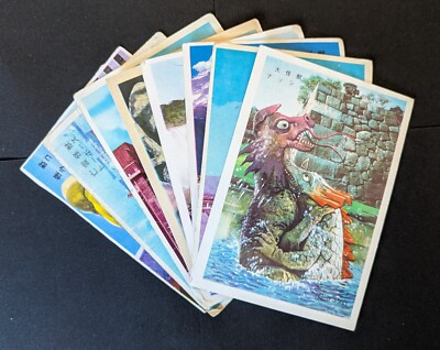 70s Original ”Pachikaiju“ Bromide Card 8pcs Yamapro-image
