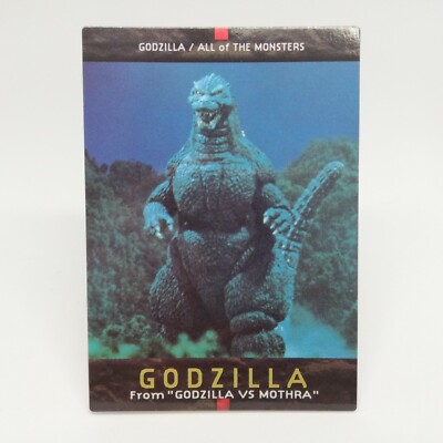 No.50 Godzilla Card 1996 Caddass Masters First Edition BANDAI TOHOJapan -image