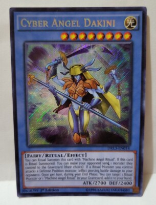 YUGIOH CYBER ANGEL DAKINI DRL3-EN014 1St EDITION SECRET LIGHT PLAYED-image