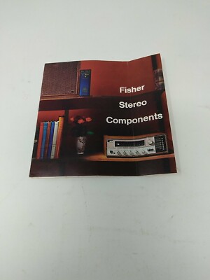 Vintage Fisher Stereo Components 1968 Brochure Pamphlet Booklet -image