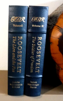 Easton Press: (FDR) ROOSEVELT by James McGregor Burns  (2vol) Lib. of Presidents-image
