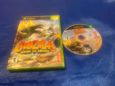 Microsoft Melee Atari XBox Live Video Game Godzilla Destroy All Monsters 2003-image