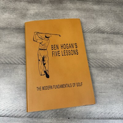 Pottery Barn Ben Hogan: Golf Leather-Bound Book Raw Flexible Cover Scuffed Read-image