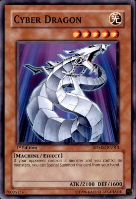 1st Ed Cyber Dragon SDMM-EN013 Yugioh-image