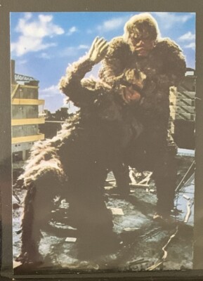 1973 vintage GODZILLA Amada Toho kaiju Card Japanese King Kong #11 c-image