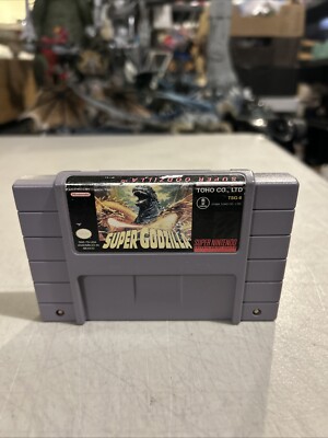 Super Godzilla (Super Nintendo SNES 1993) Game Cartridge TOHO-image