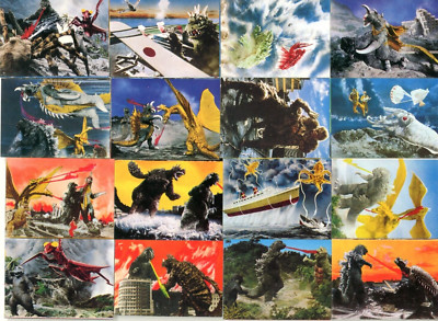 Godzilla Cards  Lot of 64 Full complete　  Yamakatsu Japan 70s Super Rare-image