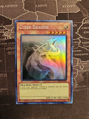 YUGIOH CYBER DRAGON GFP2-EN178 1ST EDITION GHOST RARE M/NM-image