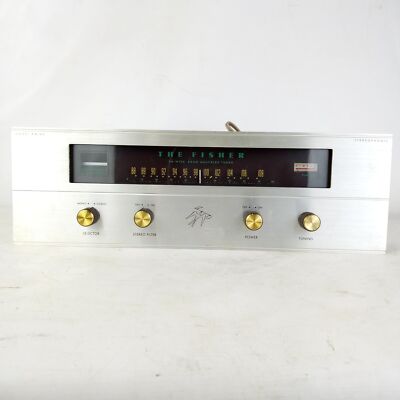 Fisher KM60 Tube Tuner OG Tubes Fully Restored Strata Kit Multiplex AM/FM Analog-image