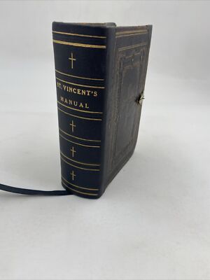 Antique Saint Vincent's Manual, Prayers & Devotionals -1859- John Murphy & Co-image