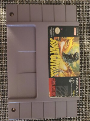Super Godzilla Game for Super Nintendo SNES System *TESTED & AUTHENTIC*-image