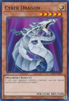Near Mint x 3 Cyber Dragon - SDCS-EN003 - Common - 1st Edition SDCS Structure De-image