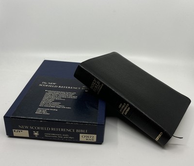 Oxford Cowhide Leather Bound KJV New Scofield Reference Bible NIB FINE 1967-image