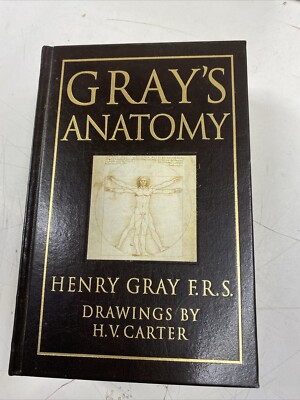 Henry Gray Gray's Anatomy Barnes & Noble 1995 Leather Reprint-image