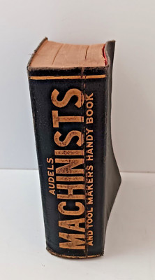 Audels Machinists And Tool Makers Handy Book By Frank D Graham 1946  Leather-image