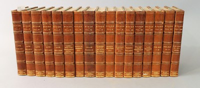 Works of Lord Byron by Thomas Moore, ESQ. 17Vol. 1832 Leather Bound by Birdsall-image