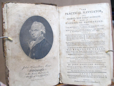 The Practical Navigator and Seaman's Daily Assistant by John Moore London 1791-image
